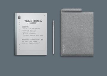reMarkable 2 Paper Tablet + Marker Kalem (Silgisiz) + Gri Kese Kılıf resmi