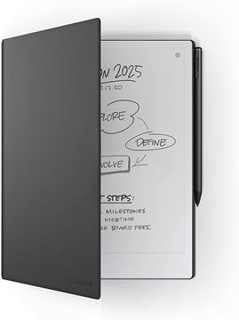 reMarkable 2 Paper Tablet + Marker Plus Kalem (Silgili) + Klavyeli Kılıf Siyah resmi