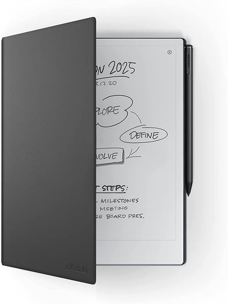reMarkable 2 Paper Tablet + Marker Plus Kalem (Silgili) + Klavyeli Kılıf Siyah için detaylar
