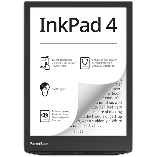 Pocketbook İnkpad 4 E Kitap Okuyucu 7.8" SMARTlight 32 GB için detaylar