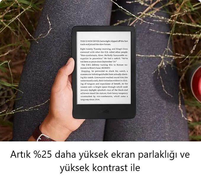 Amazon Kindle Basic 2024 E Kitap Okuyucu 16 GB Reklamsız - Kılıf Hediye - Görsel 8