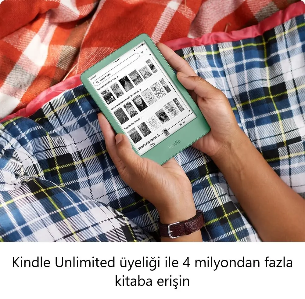 Amazon Kindle Basic 2024 E Kitap Okuyucu 16 GB Reklamsız - Kılıf Hediye - Görsel 9