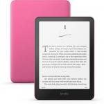 Amazon Kindle Paperwhite 2024 7 inç E Kitap Okuyucu 16 GB Pembe renkli model önden ve arkadan görünüm