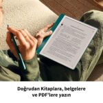 Kindle Scribe 2024 e-kitap okuyucu ile kitaplara, belgelere ve PDF dosyalarına doğrudan yazma