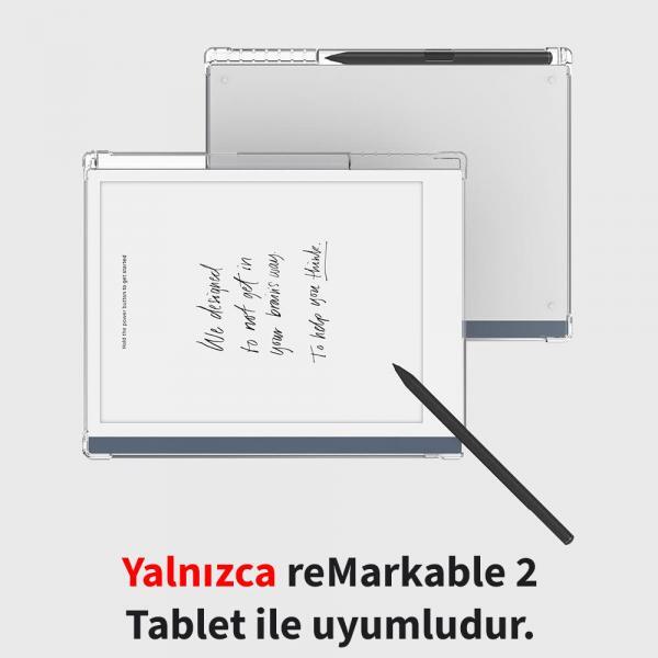 remarkable 2 paper tablet uyumlu seffaf kilif