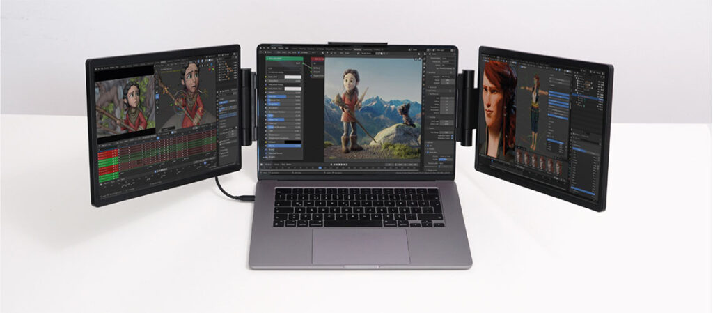 14 inc trimonitor asikili acik gorunumu 3