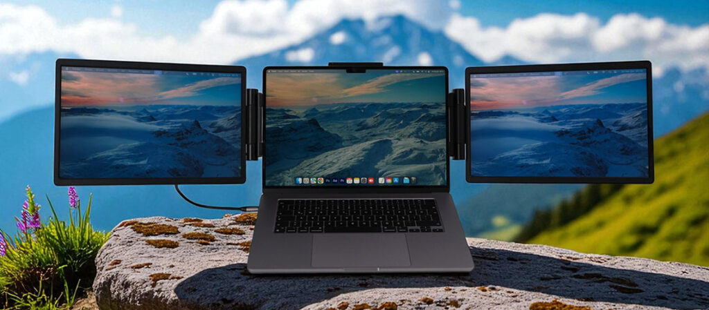 14 inc trimonitor asikili gorunumu