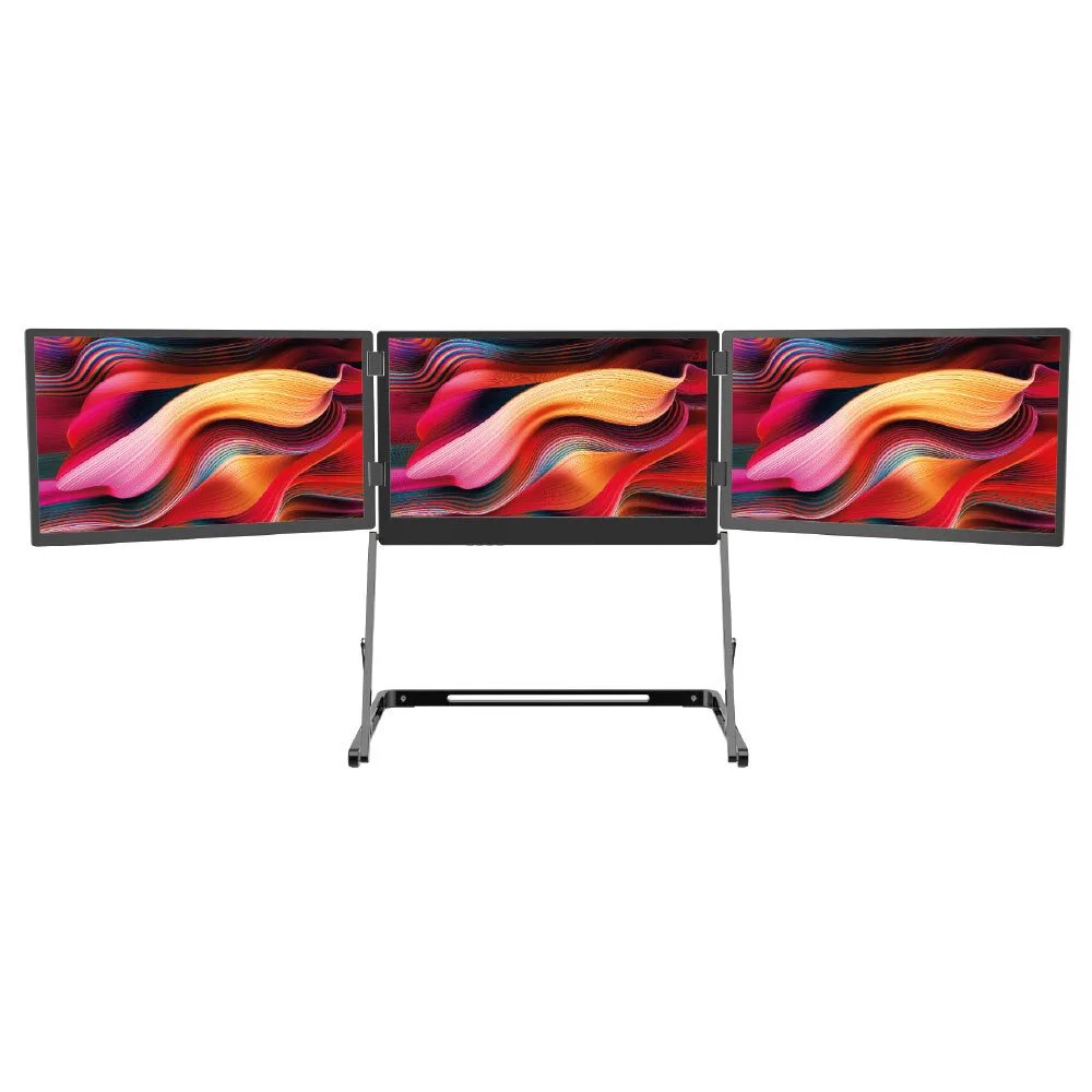 15.6″ Üçlü Trimonitör (Stantlı) - Görsel 1