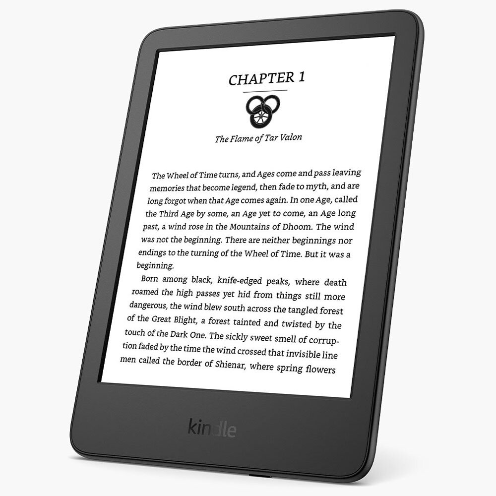 Amazon Kindle 11. Nesil Basic 2022 e-kitap okuyucu, 300 ppi yüksek çözünürlüklü yansımasız ekranı ve geliştirilmiş okuma deneyimi vurgulanıyor