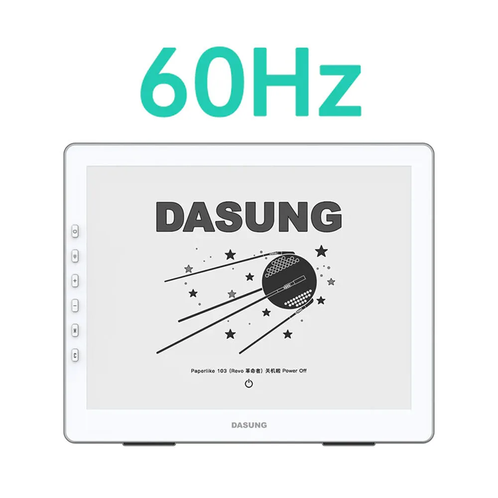 Dasung Paperlike 103 10,3 inç 60 Hz E-Ink monitör; göz yorgunluğunu azaltan yüksek yenileme hızlı ekran.