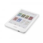 Kobo Clara Colour beyaz modelde ekran üzerinde kitap kapaklarıyla gösterilen ana ekran arayüzü