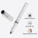 Şeffaf gövdeye sahip Lamy Safari Vista EMR kalem, seramik uç ve ergonomik kavrama tasarımıyla e kitap okuyucu ve tabletlerde kullanım için ideal.