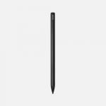 Onyx Boox inkSpire aktif kalem siyah renkte, dik pozisyonda ve minimal tasarımıyla önden görünüyor. İnce gövde yapısı ve hassas uç tasarımı vurgulanıyor.