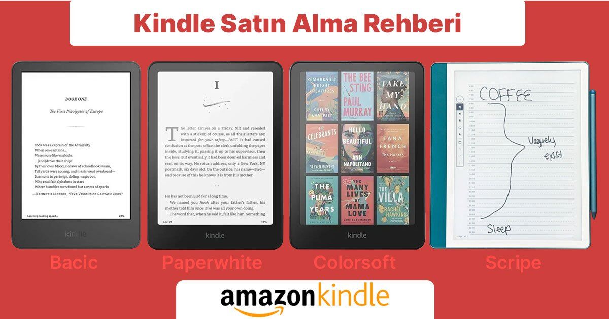 amazon kindle satin alma rehberi