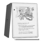 Amazon Kindle Scribe 11 inç 3. Nesil (2025) Graphite renk Premium Kalemli 32GB ve 64GB depolama seçenekli dijital not alma ve e-kitap okuyucu ön ve yan görünüm