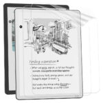 Amazon Kindle Scribe 11 inç ekran koruyucu film, kalemle not alma ve çizim deneyimini destekleyen mat yüzeyiyle yansıma azaltan kullanım görünümü sunar.