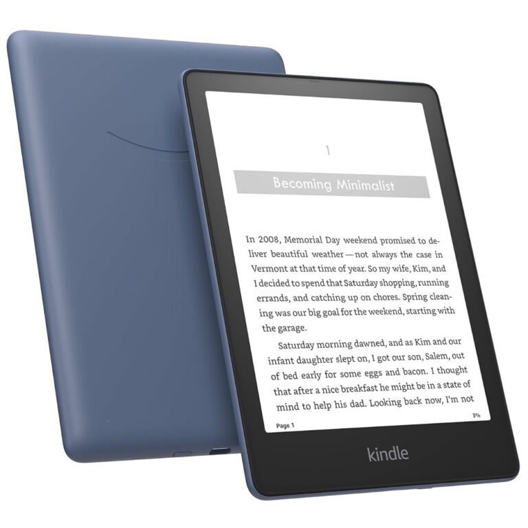 Amazon Kindle Paperwhite 11. Nesil Signature Edition Yenilenmiş Kindle 32 GB Mavi Renk