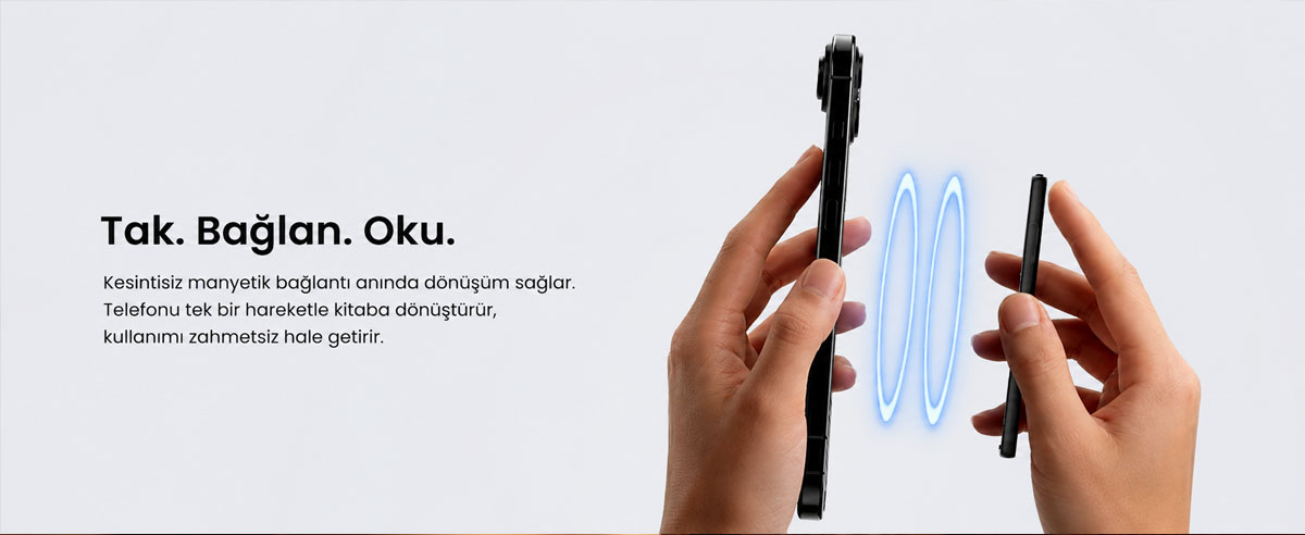 xteink x3 manyetik baglanti telefon kitap donusumu