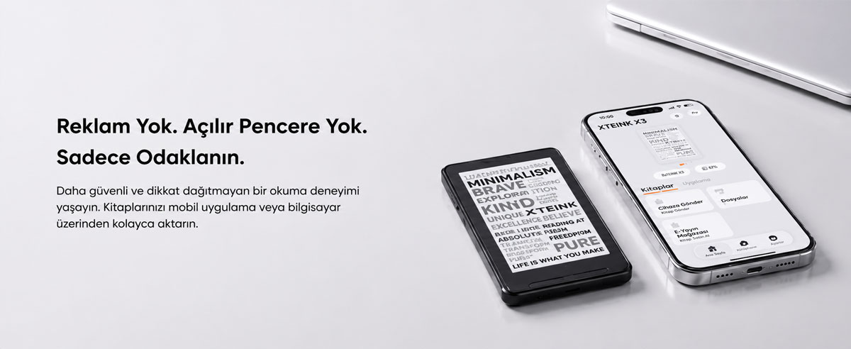 xteink x3 reklamsiz dikkat dagitmayan okuma deneyimi