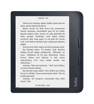 Kobo Libra 2 E Kitap Okuyucu 7" Siyah