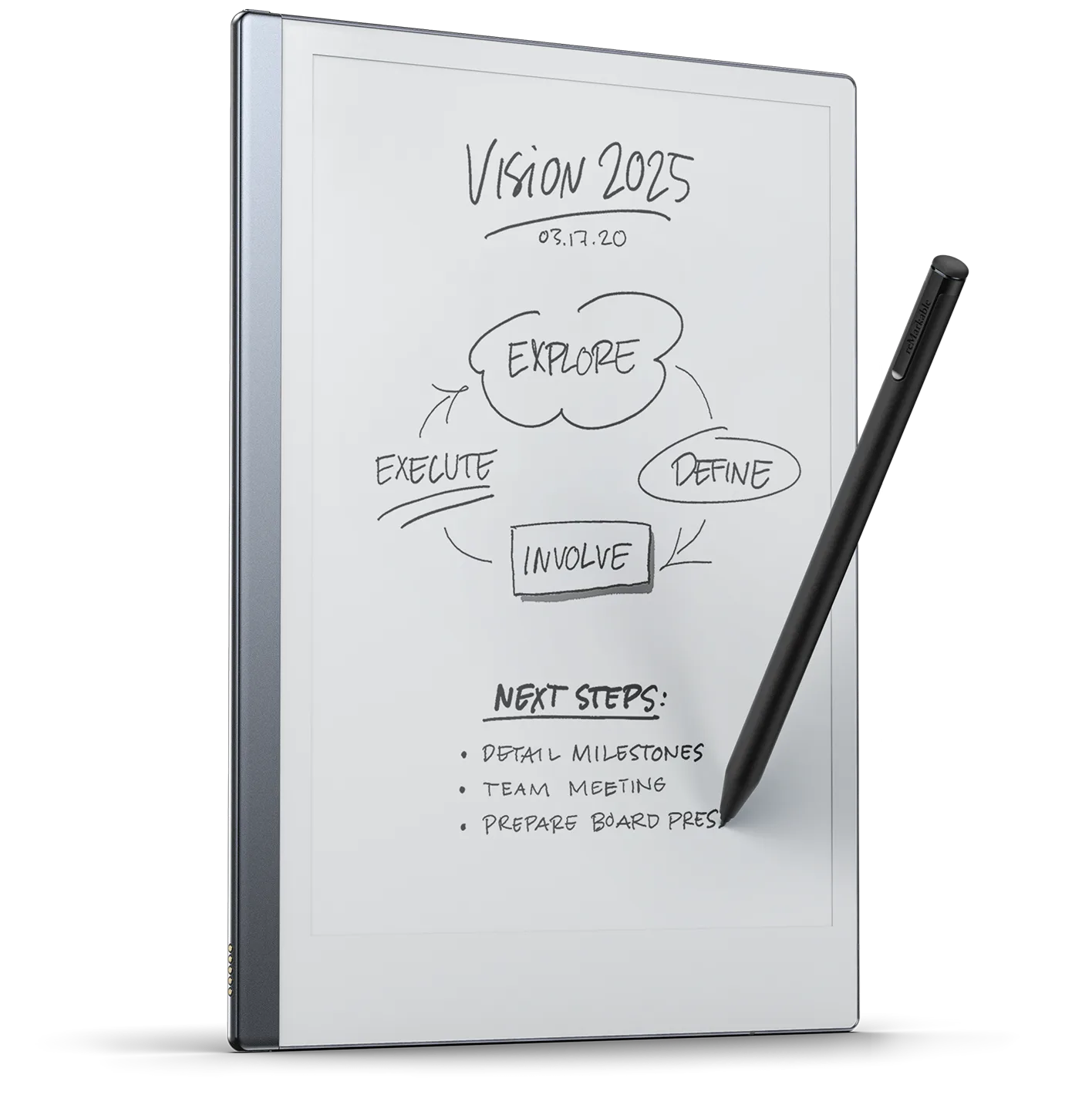 reMarkable 2 Paper Tablet + Marker Plus  Kalem (Silgili)