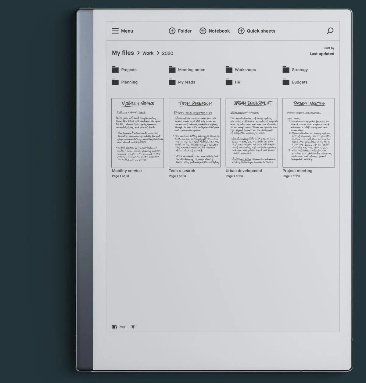 reMarkable 2 Paper Tablet