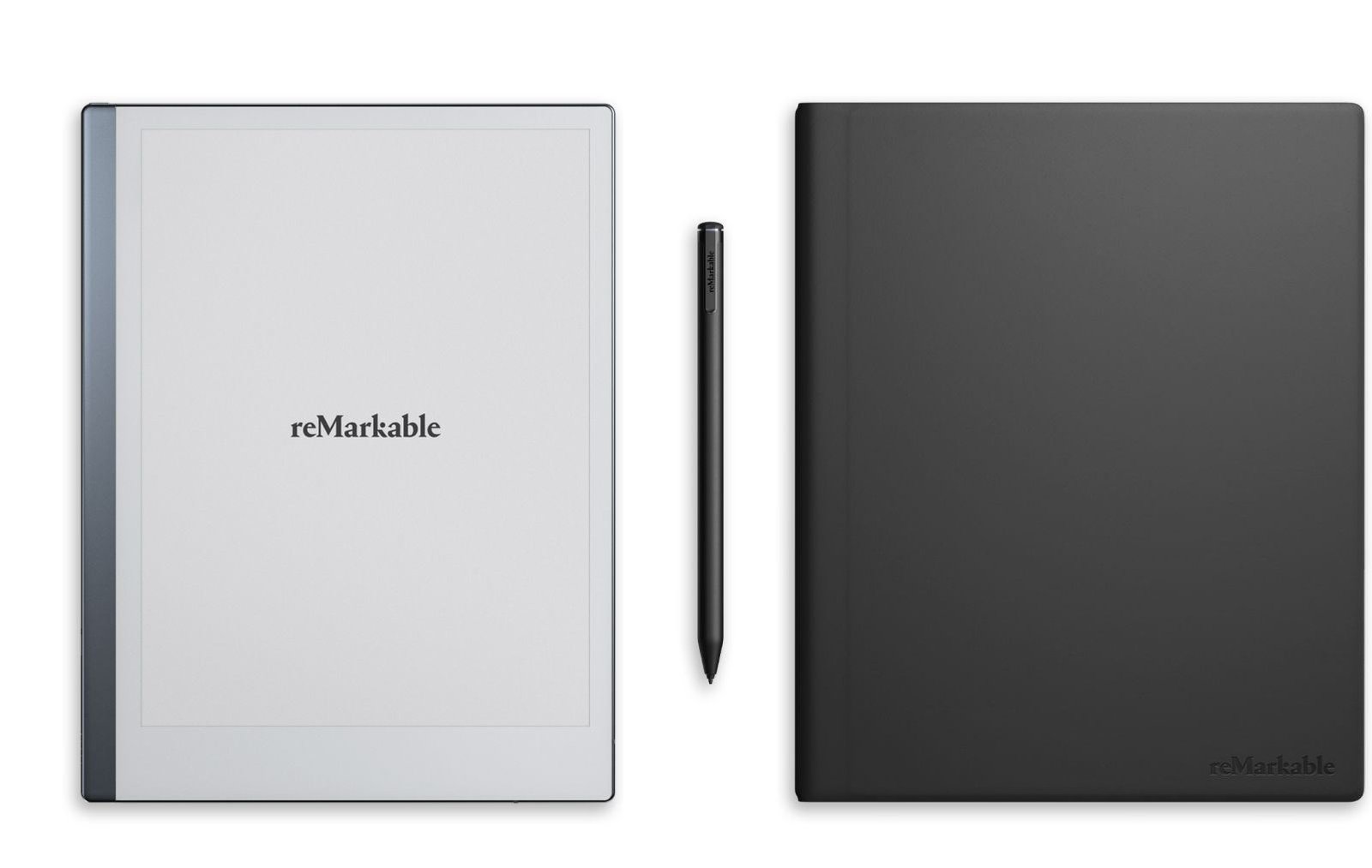 reMarkable 2 Paper Tablet + Marker Plus Kalem (Silgili) + Kapaklı Kılıf Siyah